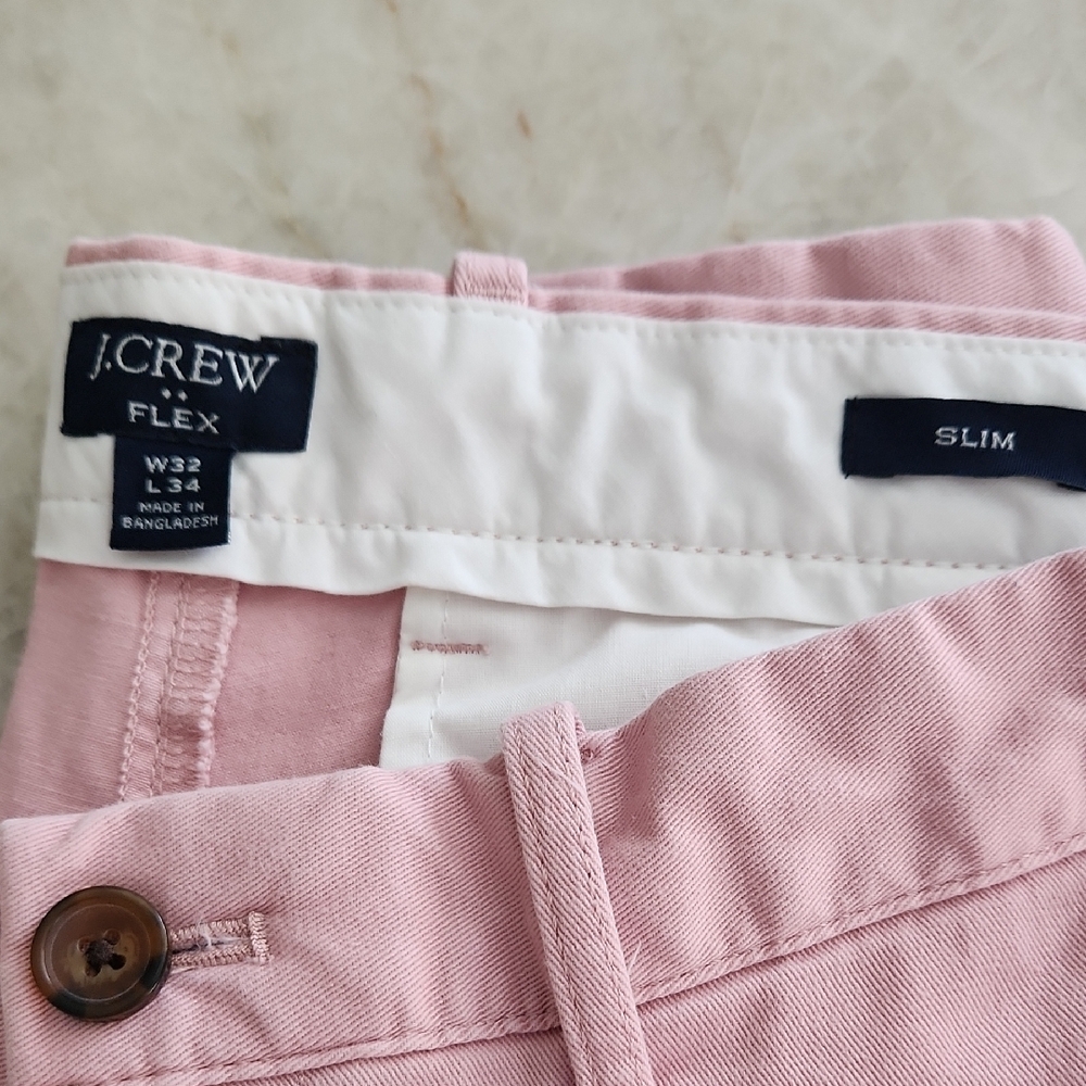 J.Crew Pink Slim Fit Pants